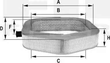 FIL Filter HPU 4336 - Filtre à air cwaw.fr