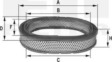 FIL Filter HPU 415 - Filtre à air cwaw.fr