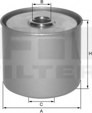 FIL Filter MF 1407 A - Filtre à carburant cwaw.fr