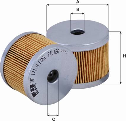 FIL Filter MF 171 A - Filtre à carburant cwaw.fr