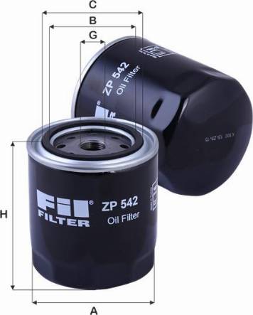 FIL Filter ZP 542 - Filtre à huile cwaw.fr