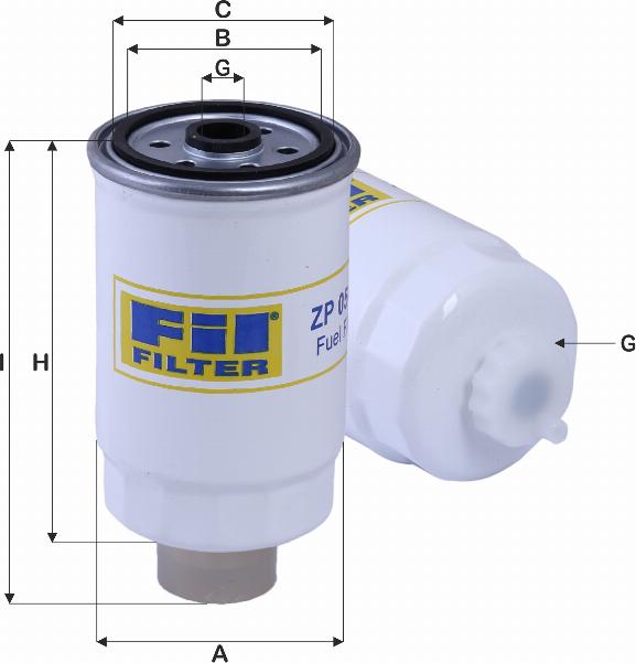 FIL Filter ZP 05 CF - Filtre à carburant cwaw.fr