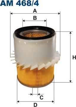 Filtron AM468/4 - Filtre à air cwaw.fr