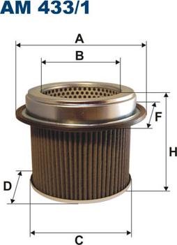 Filtron AM433/1 - Filtre à air cwaw.fr