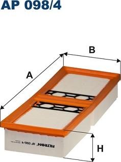 Filtron AP098/4 - Filtre à air cwaw.fr