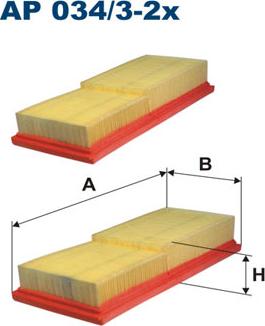 Filtron AP034/3-2x - Filtre à air cwaw.fr