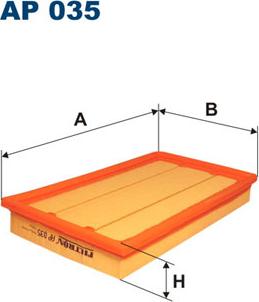 Filtron AP035 - Filtre à air cwaw.fr