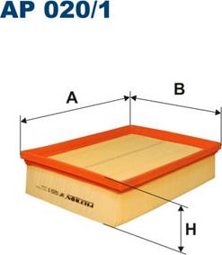 Filtron AP020/1 - Filtre à air cwaw.fr