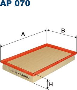 Filtron AP070 - Filtre à air cwaw.fr