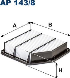 Filtron AP 143/8 - Filtre à air cwaw.fr