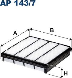 Filtron AP143/7 - Filtre à air cwaw.fr