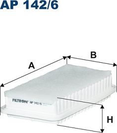 Filtron AP142/6 - Filtre à air cwaw.fr