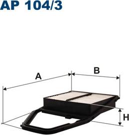 Filtron AP104/3 - Filtre à air cwaw.fr