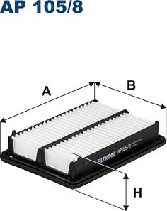 Filtron AP 105/8 - Filtre à air cwaw.fr