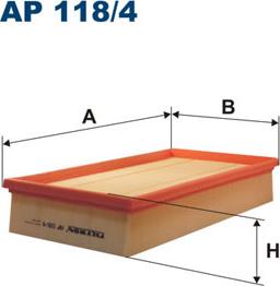 Filtron AP118/4 - Filtre à air cwaw.fr