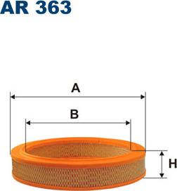 Filtron AR363 - Filtre à air cwaw.fr