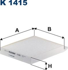 Filtron K1415 - Filtre, air de l'habitacle cwaw.fr