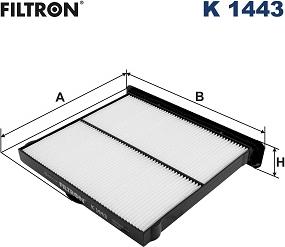 Filtron K 1443 - Filtre, air de l'habitacle cwaw.fr