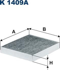 Filtron K 1409A - Filtre, air de l'habitacle cwaw.fr