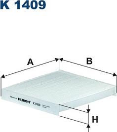 Filtron K 1409 - Filtre, air de l'habitacle cwaw.fr