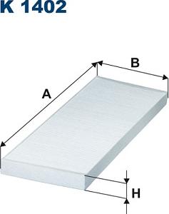 Filtron K1402 - Filtre, air de l'habitacle cwaw.fr