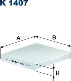 Filtron K 1407 - Filtre, air de l'habitacle cwaw.fr