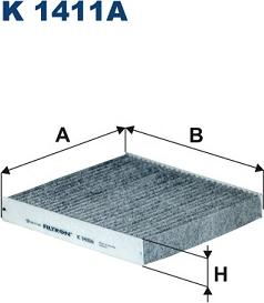 Filtron K 1411A - Filtre, air de l'habitacle cwaw.fr