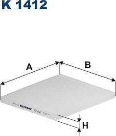 Filtron K 1412 - Filtre, air de l'habitacle cwaw.fr