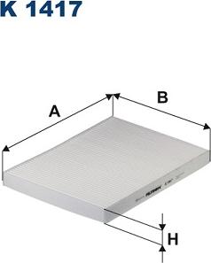 Filtron K 1417 - Filtre, air de l'habitacle cwaw.fr