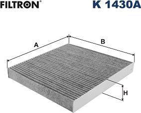 Filtron K 1430A - Filtre, air de l'habitacle cwaw.fr