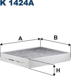 Filtron K 1424A - Filtre, air de l'habitacle cwaw.fr