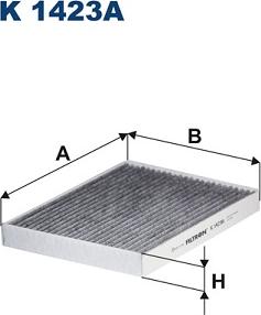 Filtron K 1423A - Filtre, air de l'habitacle cwaw.fr