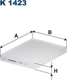 Filtron K 1423 - Filtre, air de l'habitacle cwaw.fr