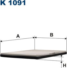 Filtron K1091 - Filtre, air de l'habitacle cwaw.fr