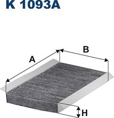 Filtron K1093A - Filtre, air de l'habitacle cwaw.fr