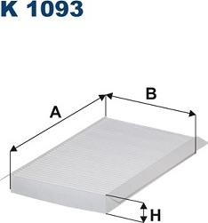 Filtron K1093 - Filtre, air de l'habitacle cwaw.fr