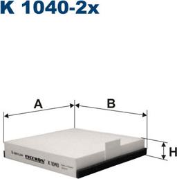 Filtron K1040-2x - Filtre, air de l'habitacle cwaw.fr