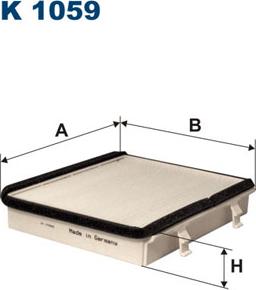 Filtron K1059 - Filtre, air de l'habitacle cwaw.fr