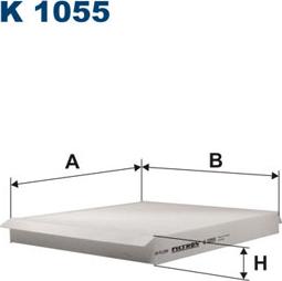 Filtron K1055 - Filtre, air de l'habitacle cwaw.fr