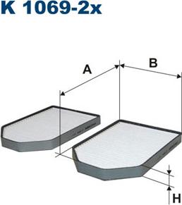 Filtron K1069-2x - Filtre, air de l'habitacle cwaw.fr