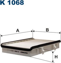 Filtron K1068 - Filtre, air de l'habitacle cwaw.fr