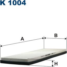 Filtron K1004 - Filtre, air de l'habitacle cwaw.fr