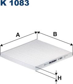 Filtron K1083 - Filtre, air de l'habitacle cwaw.fr