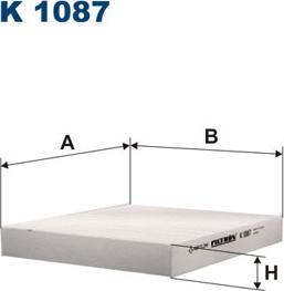 Filtron K1087 - Filtre, air de l'habitacle cwaw.fr