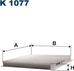 Filtron K1077 - Filtre, air de l'habitacle cwaw.fr