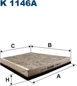 Filtron K1146A - Filtre, air de l'habitacle cwaw.fr