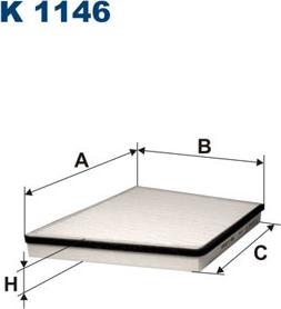 Filtron K1146 - Filtre, air de l'habitacle cwaw.fr