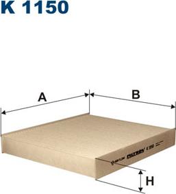 Filtron K1150 - Filtre, air de l'habitacle cwaw.fr