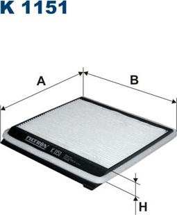 Filtron K1151 - Filtre, air de l'habitacle cwaw.fr