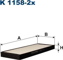 Filtron K1158-2x - Filtre, air de l'habitacle cwaw.fr